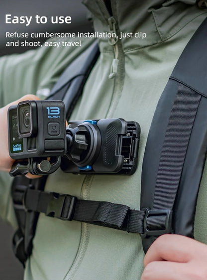 Coogens T6 Pro Magnetic Quick Release Backpack Camera Clip