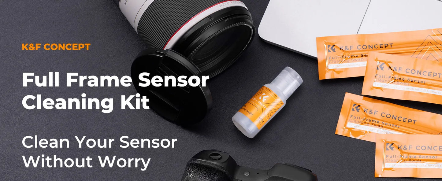 K&F Concept Camera Sensor Cleaning Swab & Liquid Kit