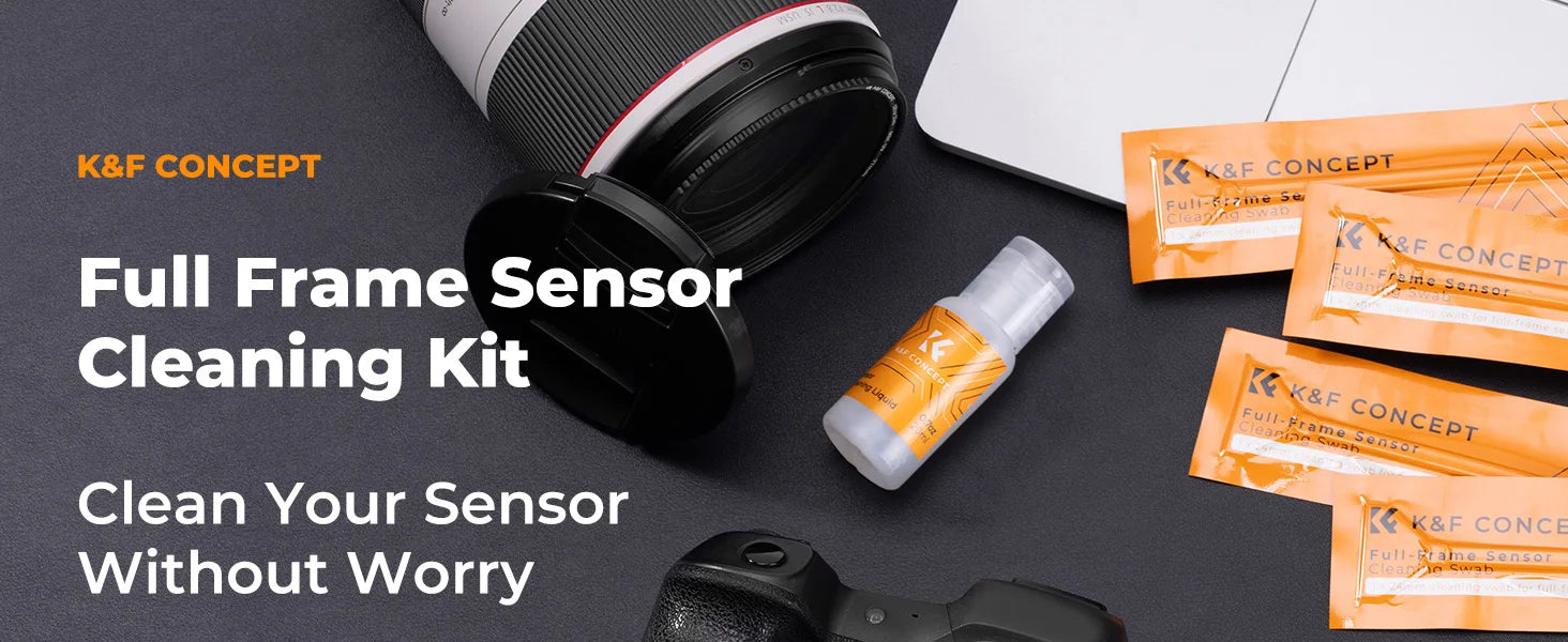 K&F Concept Camera Sensor Cleaning Swab & Liquid Kit