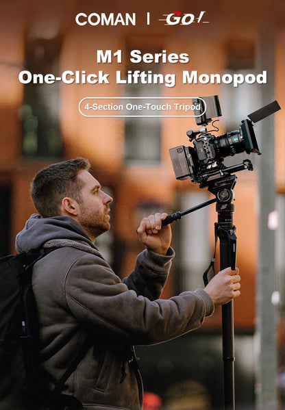COMAN M1 Carbon Fibre Monopod Tripod