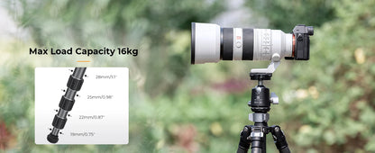 K&F X284C4 Carbon Fibre Tripod with BH-36 Ball Head