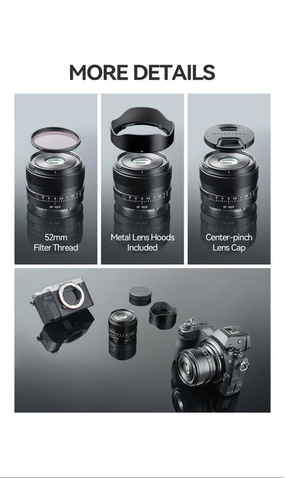 TTArtisan AF 40mm f/2 Full Frame Autofocus Lens