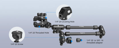 SmallRig 4766 Desktop Magic Arm & Crab Clamp Kit