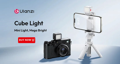 Ulanzi MT-08 White Mini Tripod and Hand Grip