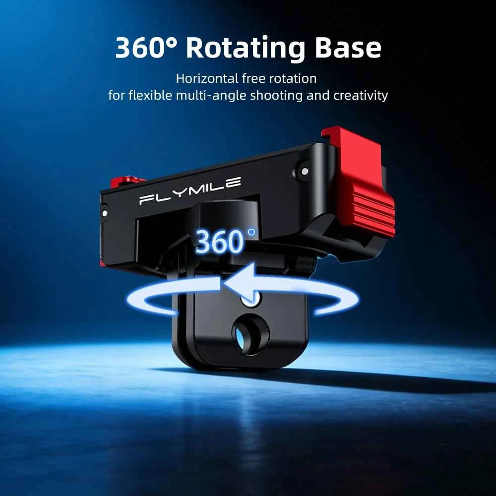 Flymile Rotating Magnetic Mount for DJI Osmo Action 3 / 4 / 5 Pro