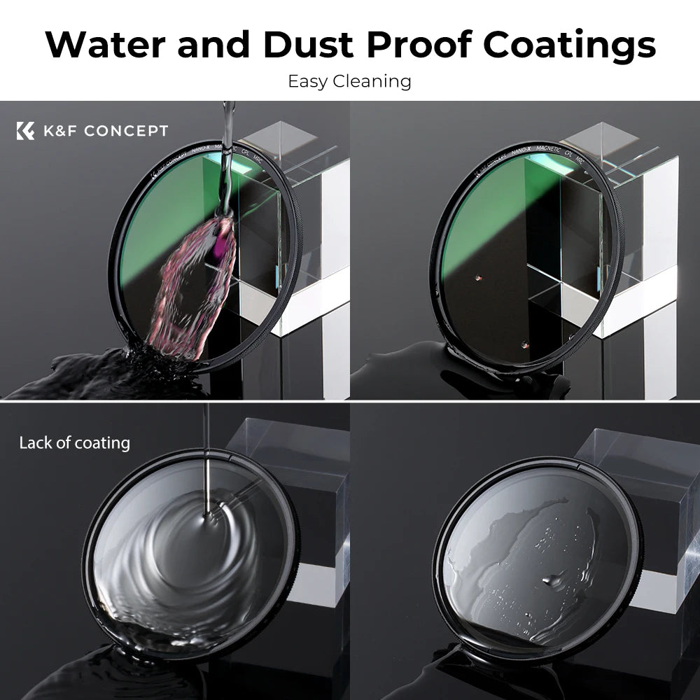 K&F Magnetic HD CPL Lens Filter with Lens Cap