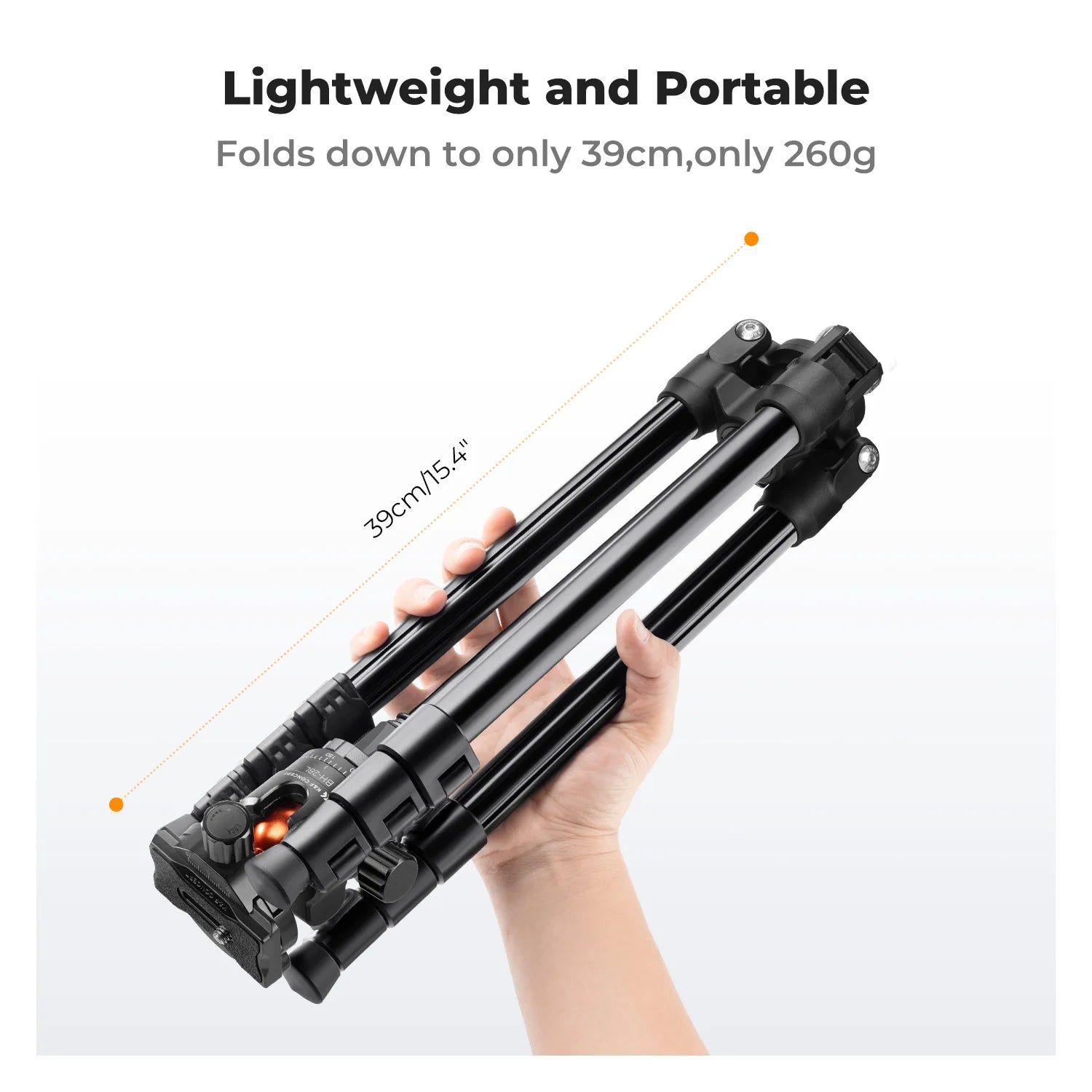 K&F Concept O234A1 Aluminium Travel Tripod