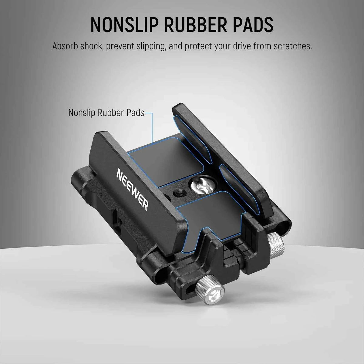NEEWER SSD Holder Mount with Cold Shoe and Cable Clamp