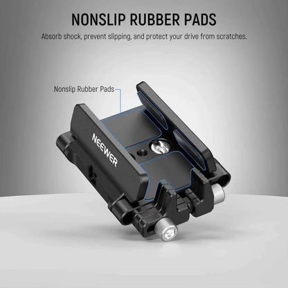 NEEWER SSD Holder Mount with Cold Shoe and Cable Clamp