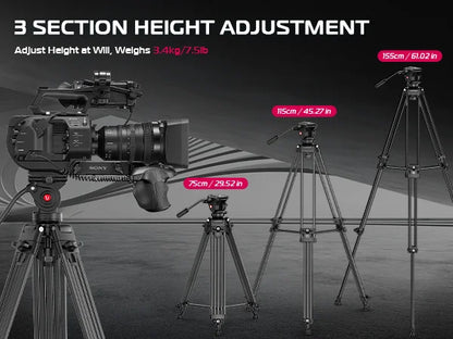Ulanzi MT-81 Heavy Duty Aluminium Camera Tripod