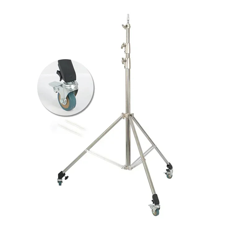 Heavy-Duty Stainless Steel Photography Light Stand