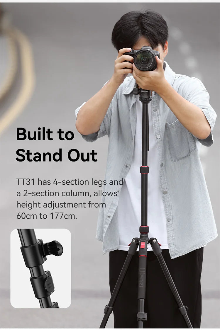 Ulanzi TT31 Claw Professional Tripod Monopod