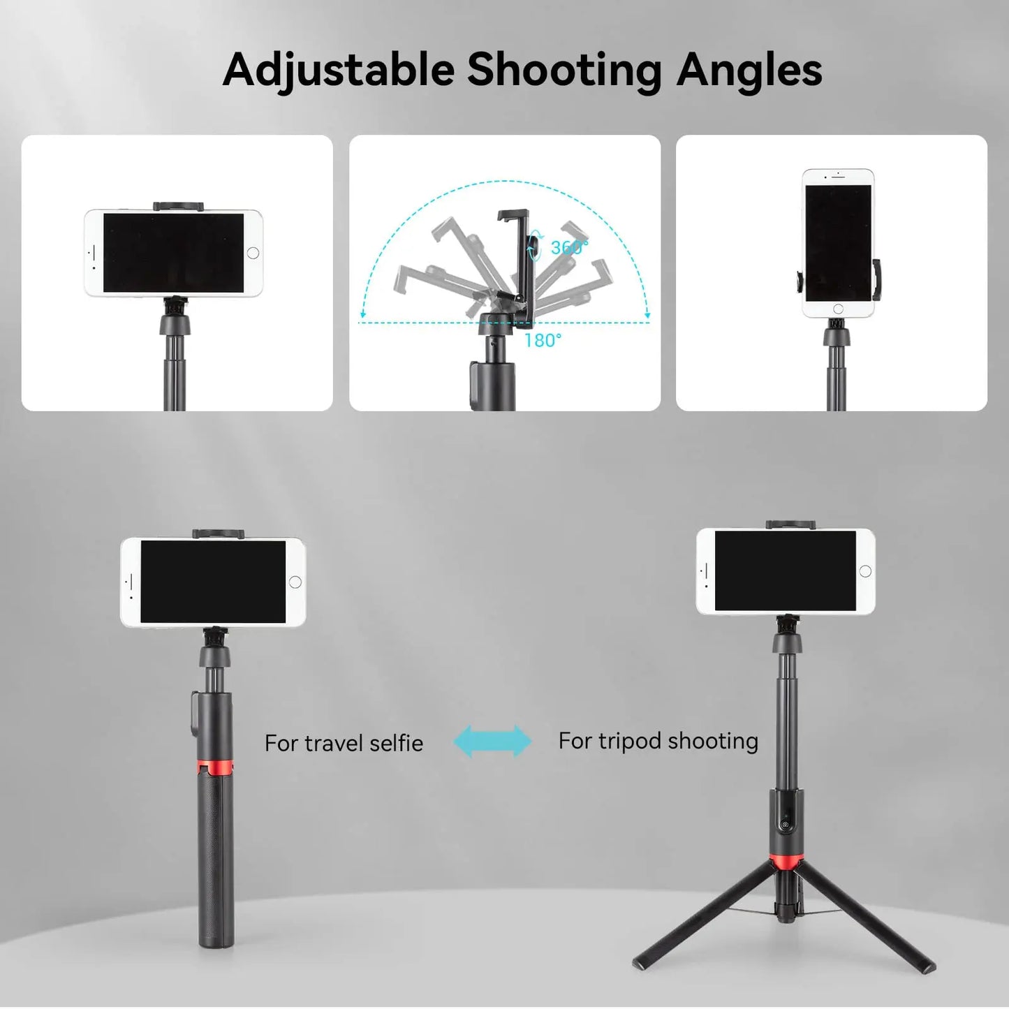 SmallRig ST20 Pro Selfie Stick Tripod with Bluetooth Remote