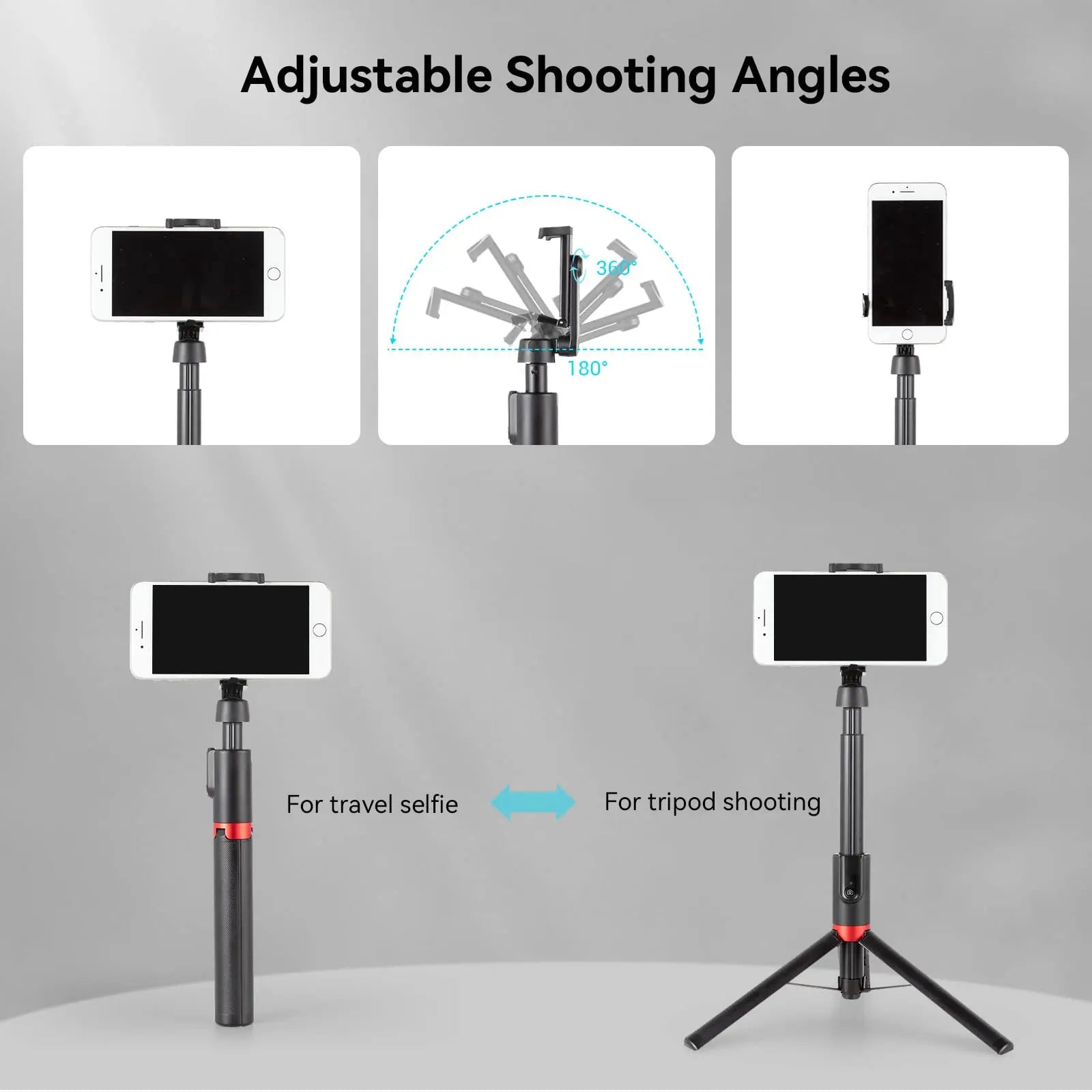 SmallRig ST20 Pro Selfie Stick Tripod with Bluetooth Remote
