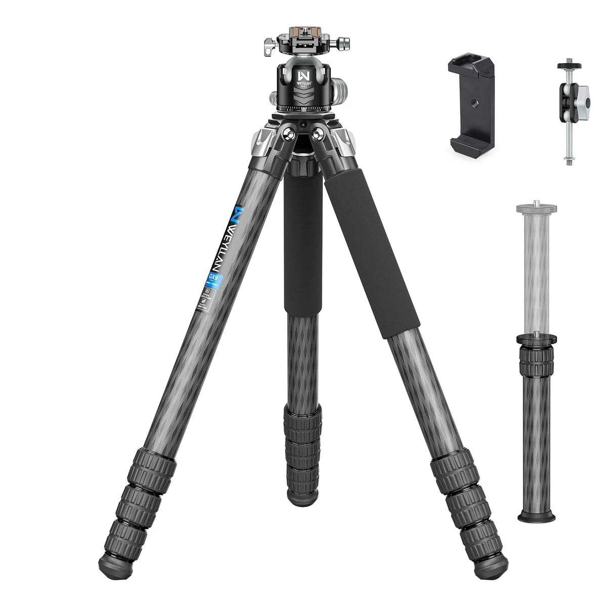 WEYLLAN GX9 Heavy-Duty Carbon Fibre Tripod