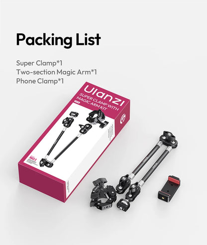 Ulanzi CO78 Super Clamp Magic Arm Kit