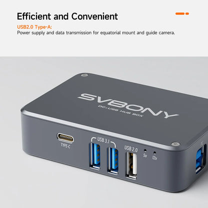 SVBONY SV241 Astronomy DC and USB Hub Box