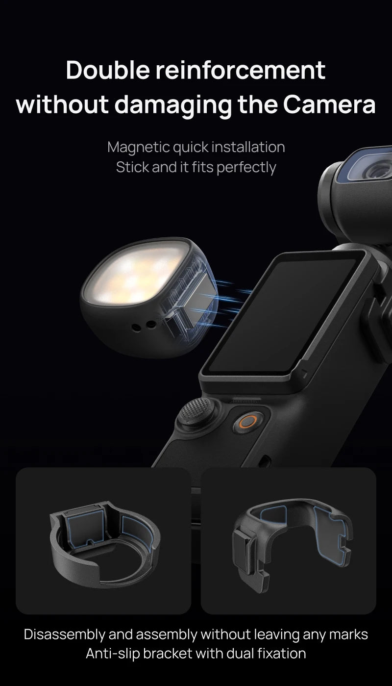 TELESIN Magnetic Mini Fill Light for DJI Osmo Pocket