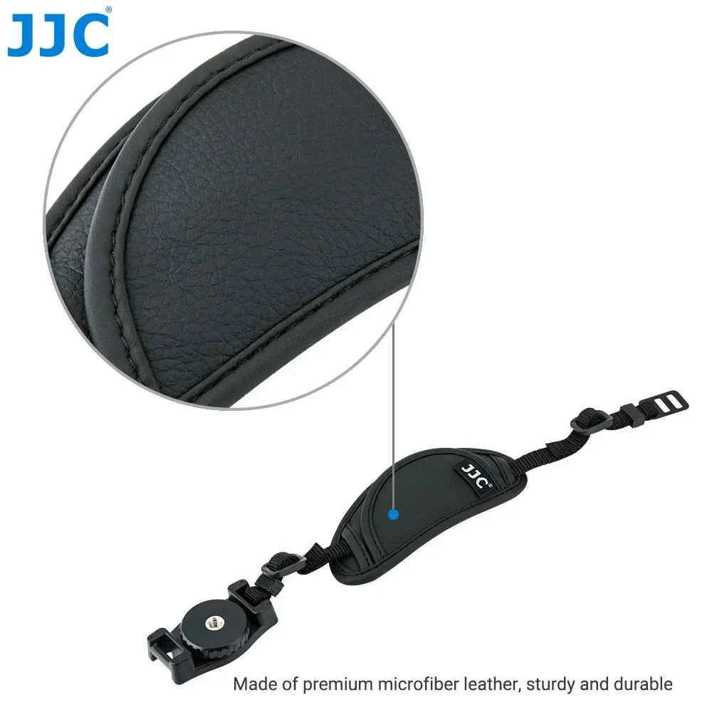 JJC Leather Camera Wrist Strap with Quick Release