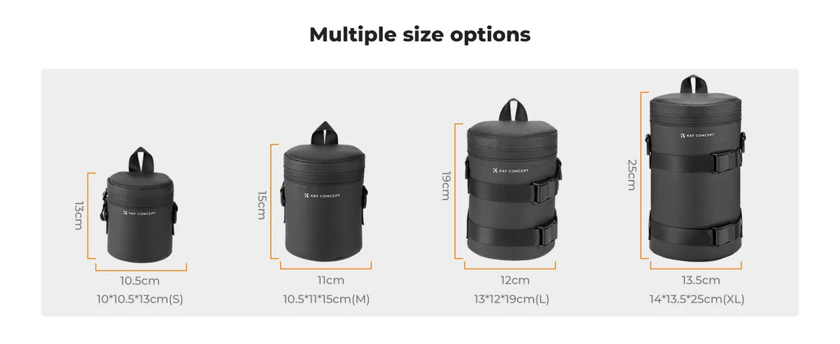 K&F Waterproof Lens Pouch Case