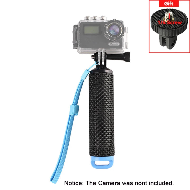 Floating Hand Grip for GoPro, DJI and Insta360 Action Cameras