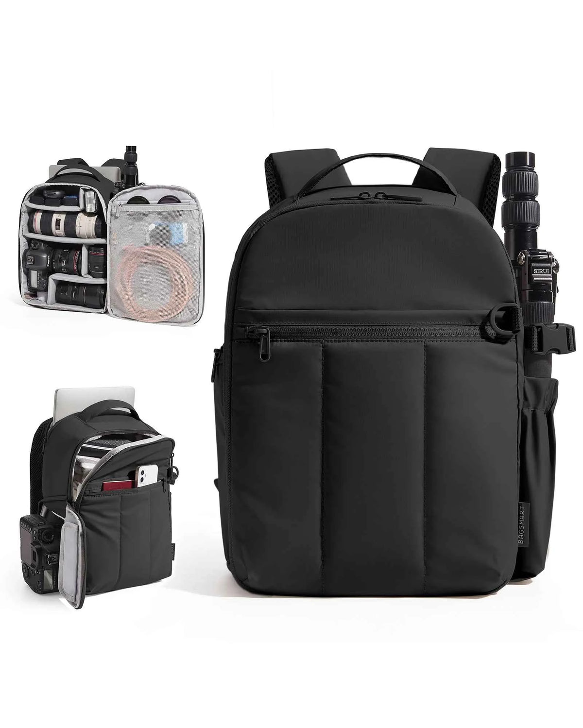 BAGSMART Multifunctional DSLR Camera Backpack