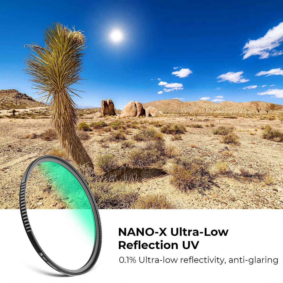 K&F Concept Ultra-Low Reflection UV Lens Filter