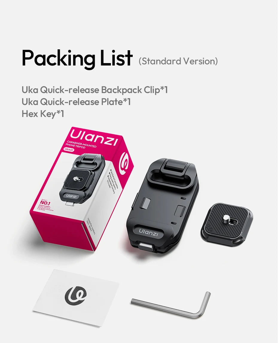 Ulanzi UKA07 Backpack Quick Release Camera Clip