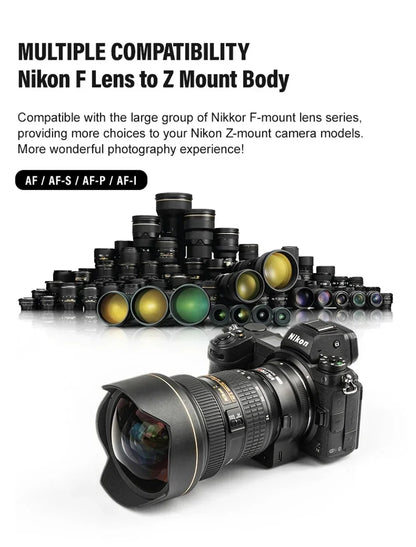 VILTROX NF-Z Nikon F to Nikon Z Autofocus Lens Adapter