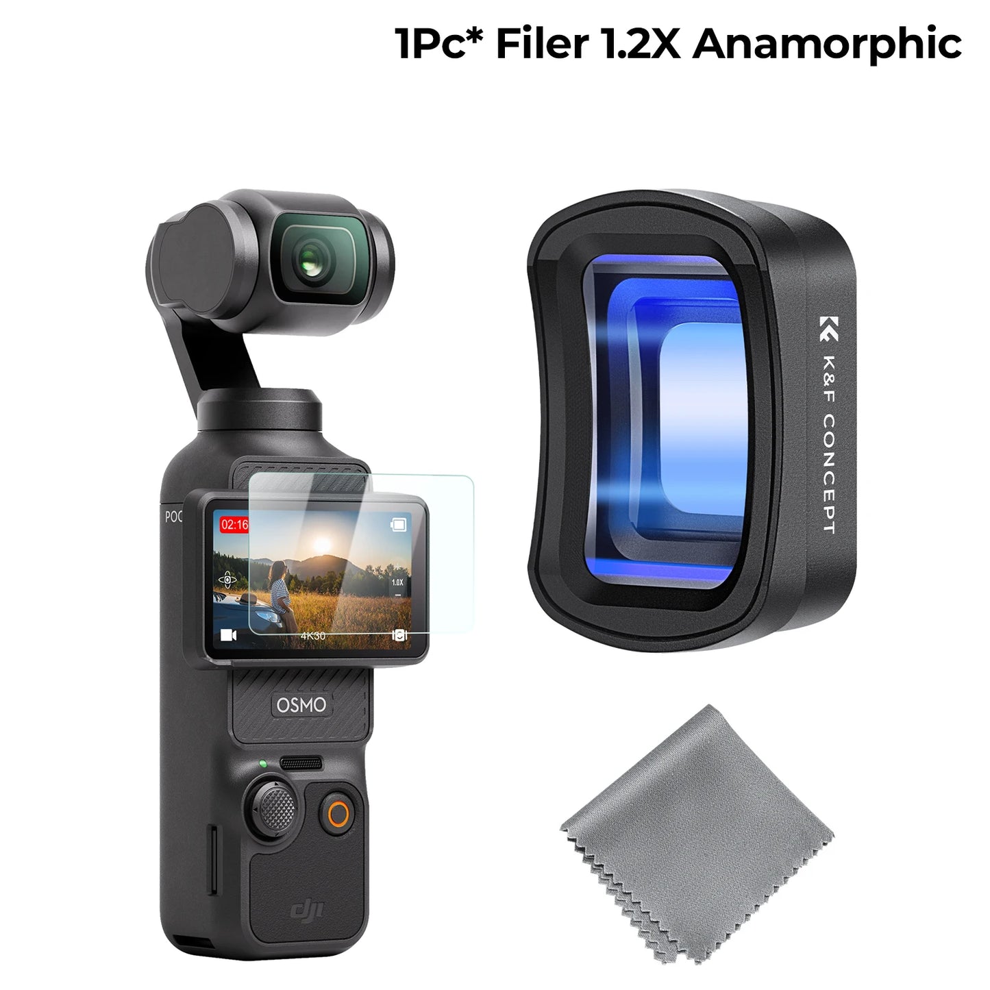 K&F Concept DJI Osmo Pocket 3 Filter & Lens Kit
