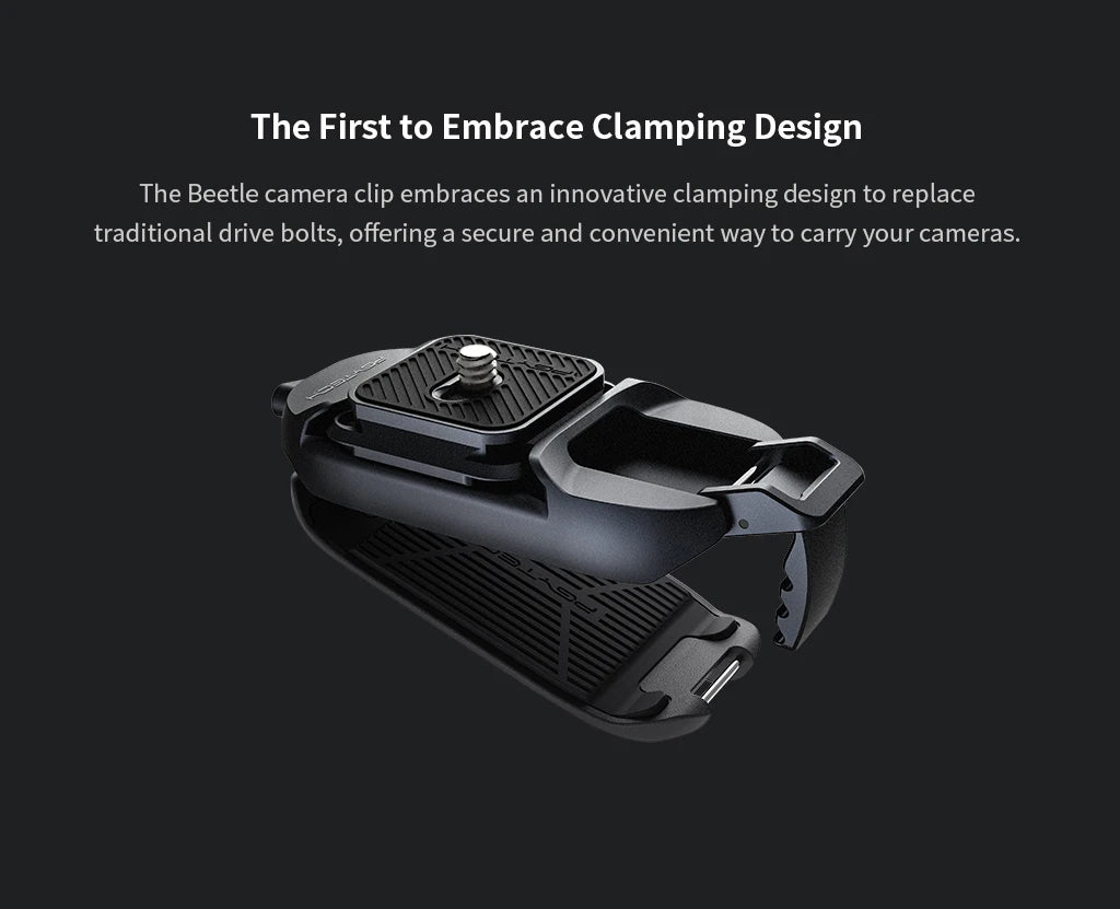 PGYTECH Beetle Camera Clip with Quick Release Plate