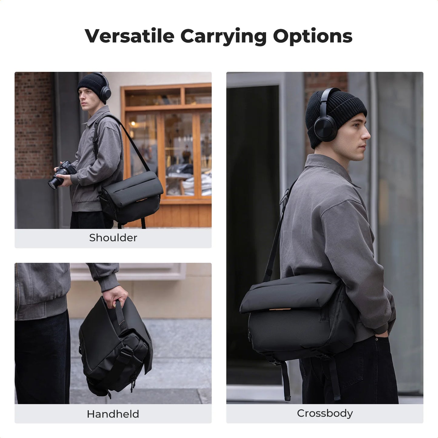 K&F Concept 15L Camera Sling Bag for DSLR & Mirrorless Cameras