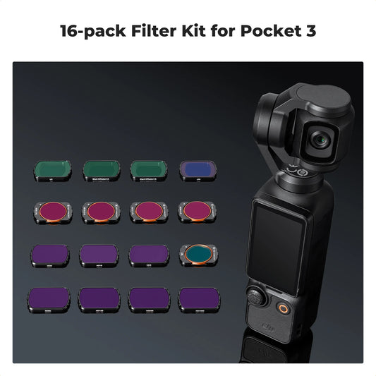 K&F Concept DJI Osmo Pocket 3 Filter & Lens Kit - 6Pcs Set