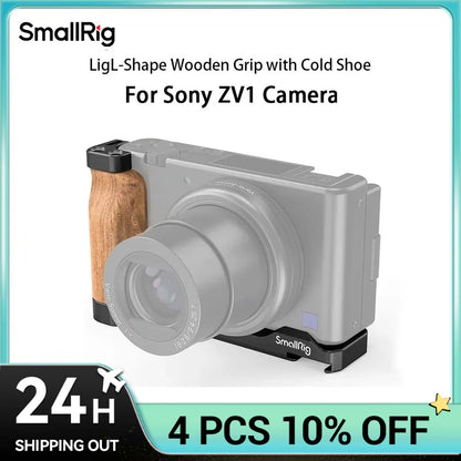 SmallRig L-Shape Wooden Grip for Sony ZV-1