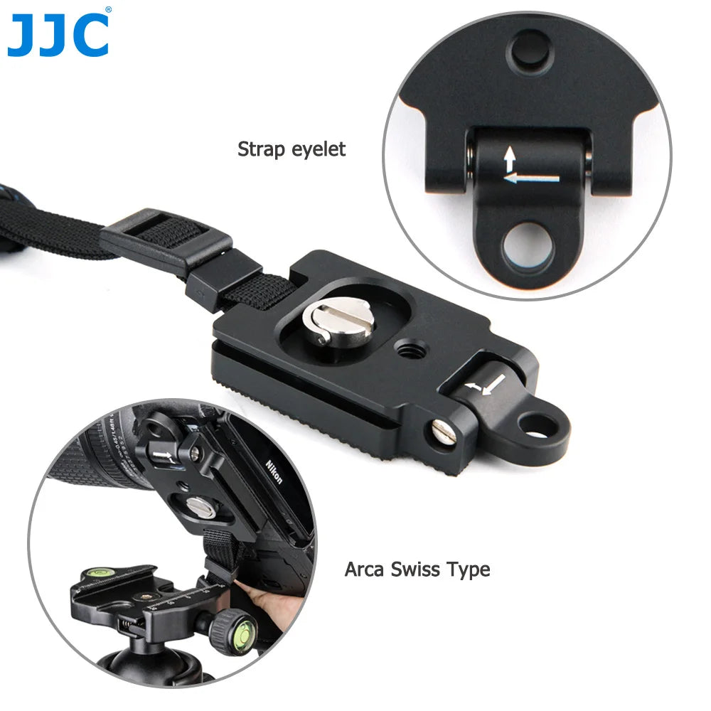 JJC DSLR Camera Hand Grip Strap with Arca-Swiss Plate