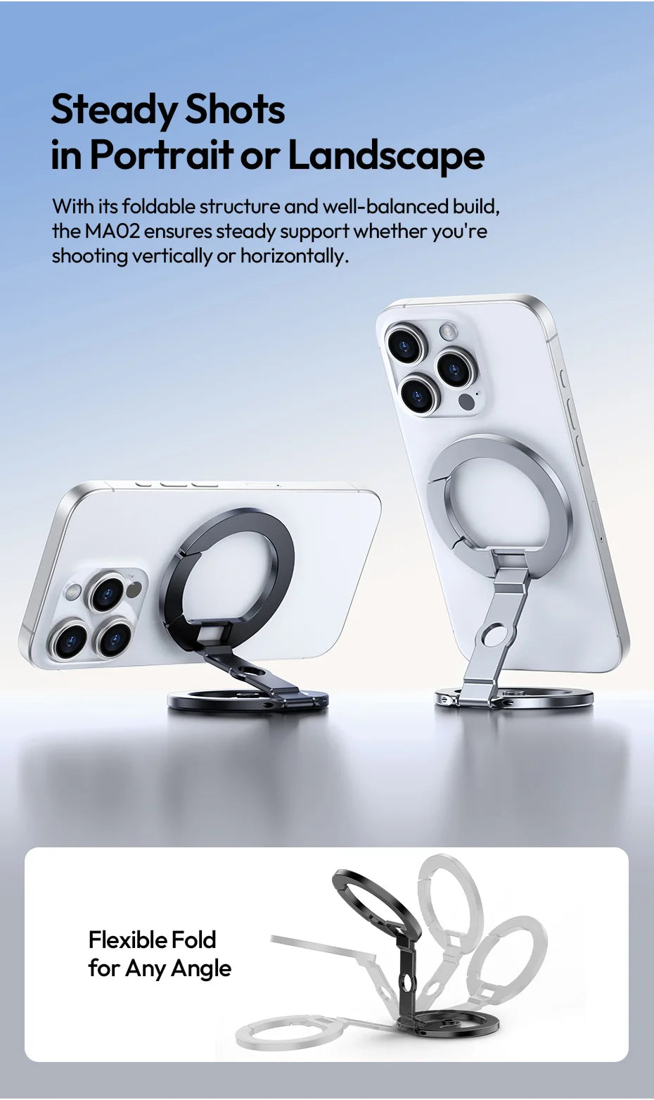 Ulanzi MA02 MagLock Dual Magnetic Phone Stand