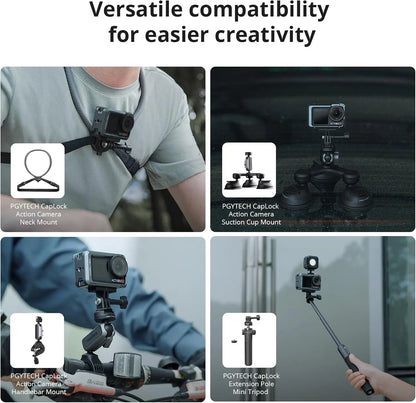 PGYTECH Camera Cage & StreetPro Grip Kit for DJI Osmo Action 6