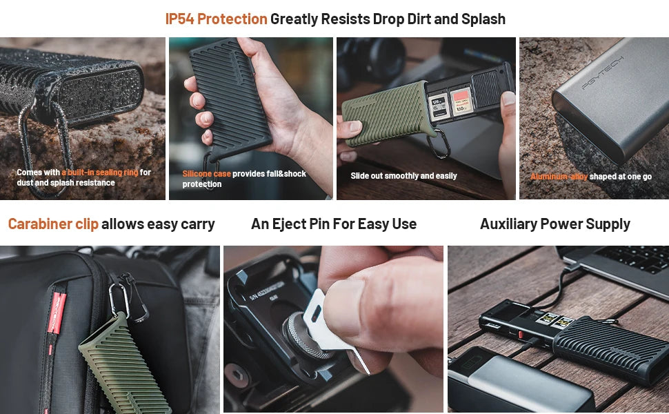 PGYTECH CFexpress High-Speed Card Reader Case