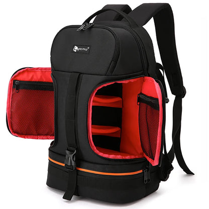 15.6 Inch Laptop Camera Backpack with Reflective Stripe