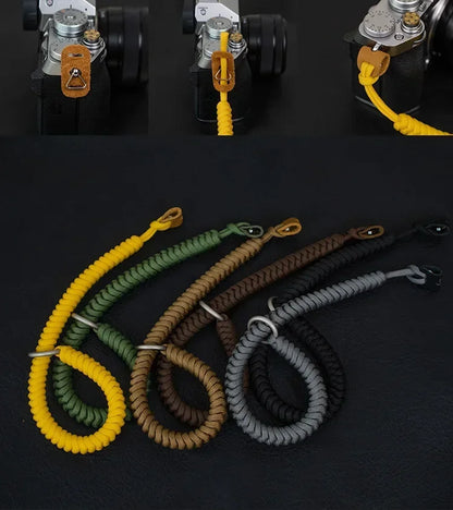 Camera Hub Essentials Woven Quick Release Camera Wrist Strap - Green Hand strap