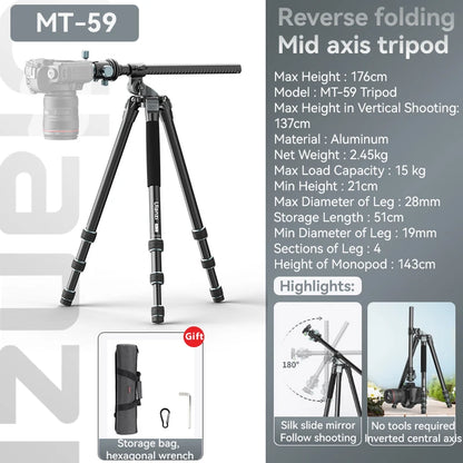 Ulanzi MT-59 Professional Overhead Camera Tripod