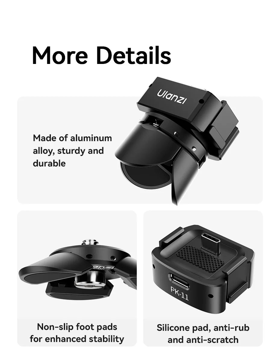 Ulanzi Mini Tripod & ARRI Base for DJI Osmo Pocket 3