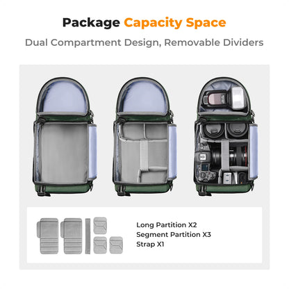 K&F Outdoor Camera Sling Backpack