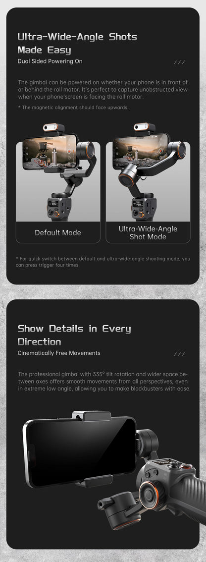 Hohem iSteady M6 Smartphone Gimbal Kit with AI Tracker