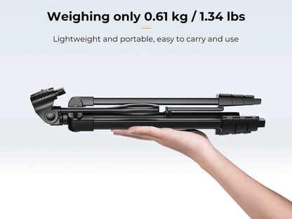K&F B174A1 152cm Aluminium Tripod with Bluetooth Remote