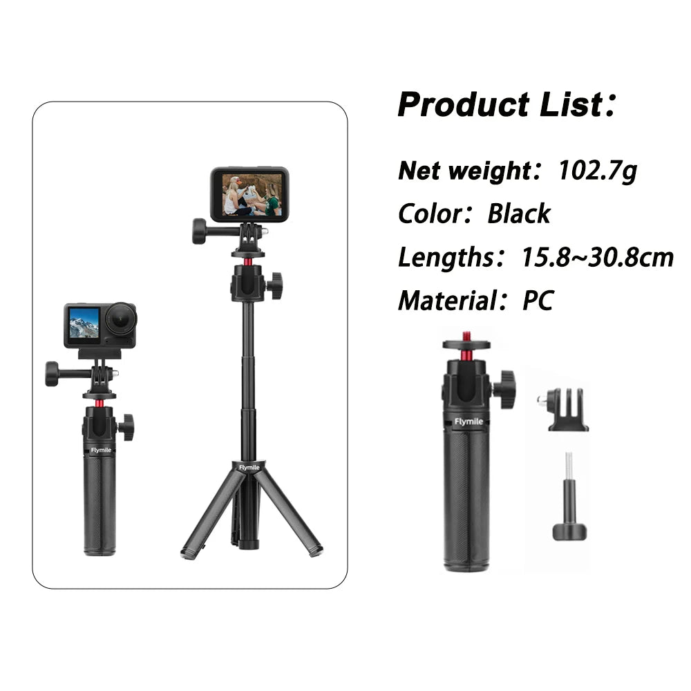 Flymile Action Camera Selfie Stick & Mini Tripod
