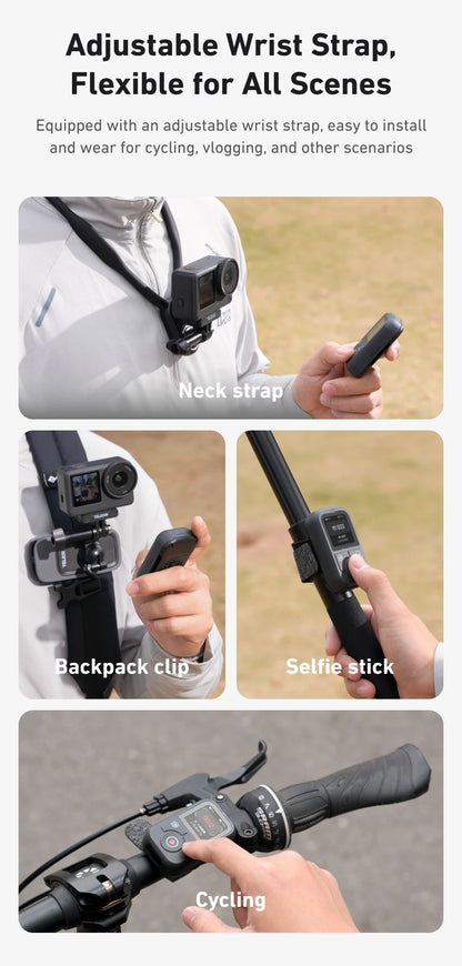 TELESIN Bluetooth Remote for DJI Osmo Action 4 / 5 / 6