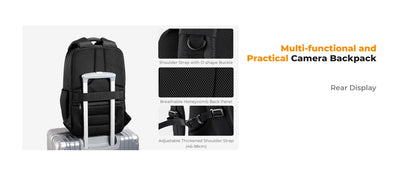 K&F Concept 22L Camera Backpack with Rain Cover