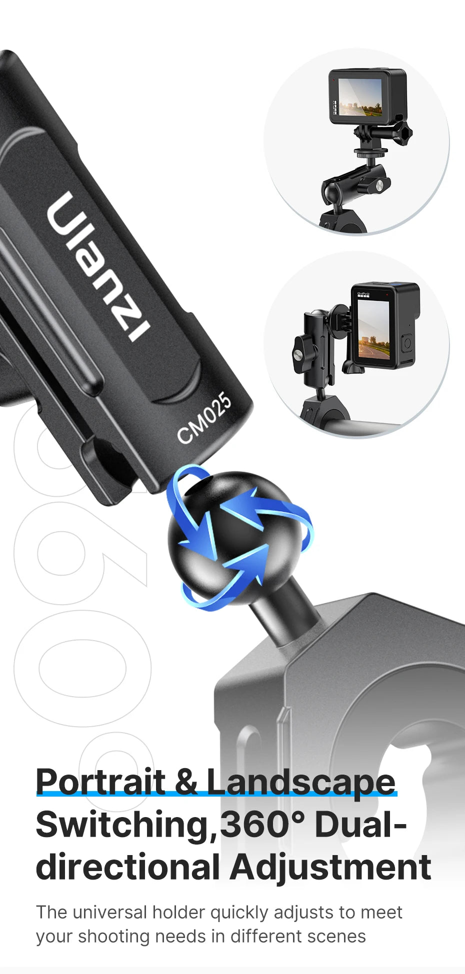 Ulanzi CM025 Action Camera Handlebar Mount
