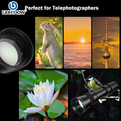 Lightdow 420-800mm f/8.3-16 Manual Super Telephoto Lens